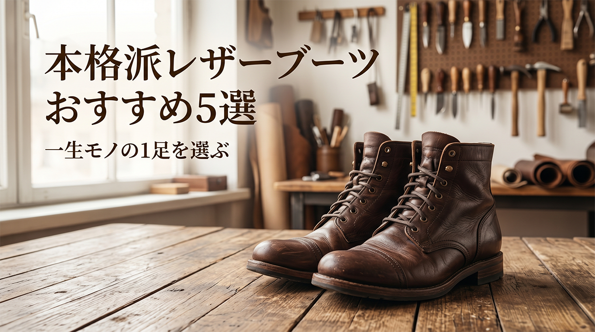 本格派レザーブーツおすすめ5選ドクターマーチンと定番ブランドを徹底比較